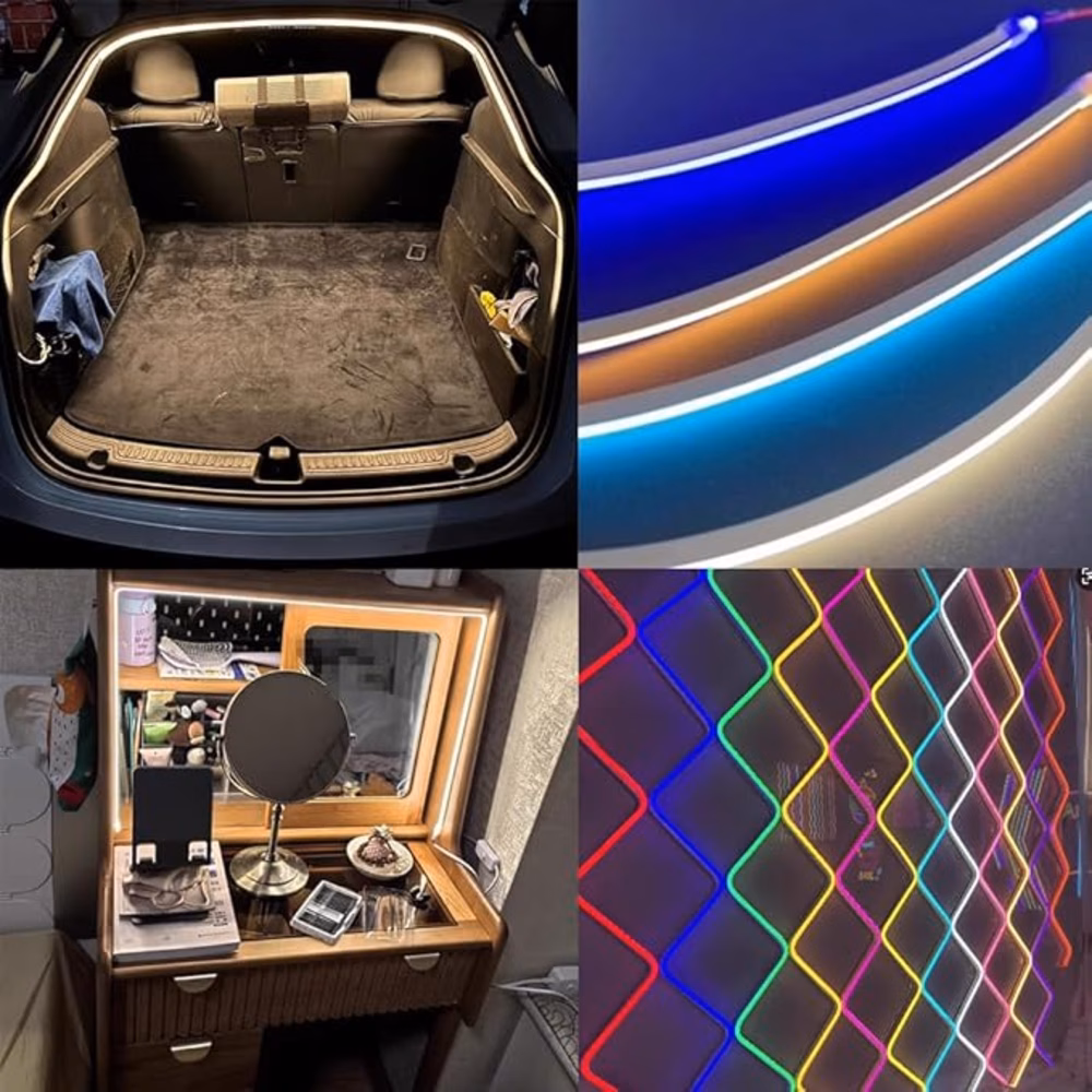 Silicone LED Channel FRONT WITH LED - Image 2